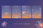 Glassy Calm | Social Media Templates, a Social Media Template by Sooni Gaad (Thumbnail 4 of 12)