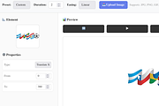 SVG Animation Maker Online, a Solid Icon by EffectMatrix (Thumbnail 4 of 4)