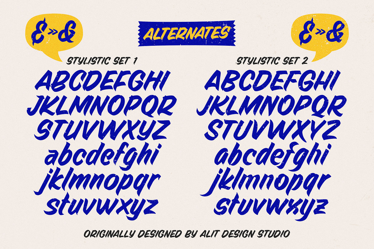 Brosign Brush Typeface, a Handwritten Font by alit design (Photo 5 of 20)