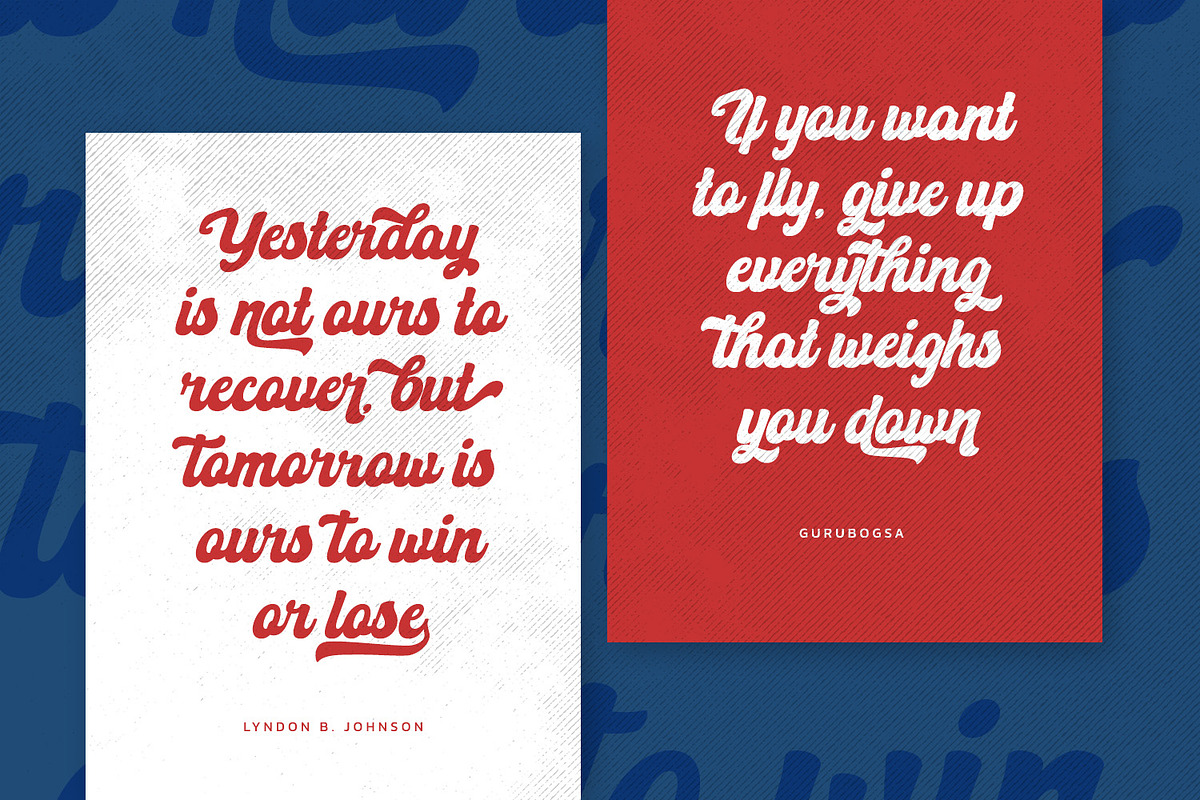 Hello Youthen, a Script Font by Vintage Division (Photo 2 of 10)