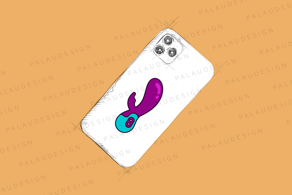 Vibrator Dildo Illustration Sex Toy, an Object Illustration by Palau (Photo 5 of 11)