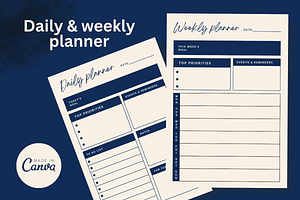 Digital Weekly And Daily Planner