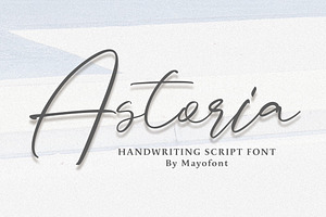 Astoria - Handwriting Font