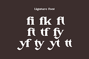 Kleyfo - Retro Bold Serif Font, a Serif Font by Iqsiart Studio (Thumbnail 12 of 14)