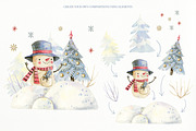 Christmas friends. New Year's set., an Animal Illustration by babenkoirusa (Thumbnail 7 of 15)