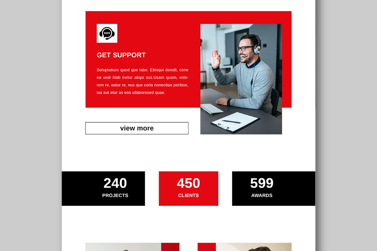 Modern Email Newsletter, an Email Template by MightyDesign (Photo 3 of 8)