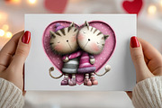 Whimsical Valentine's Day Couple, an Illustration by Canvas Craft (Thumbnail 5 of 6)