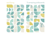 Vintage geometry patterns collection, a Pattern Graphic by lisa_kalev (Thumbnail 11 of 14)