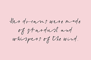 White Magnolias Script, a Handwritten Font by Beck McCormick (Thumbnail 9 of 10)