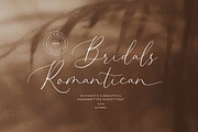 Bridals Romantican - Handwritten, a Handwritten Font by Runsell Studio (Thumbnail 1 of 6)