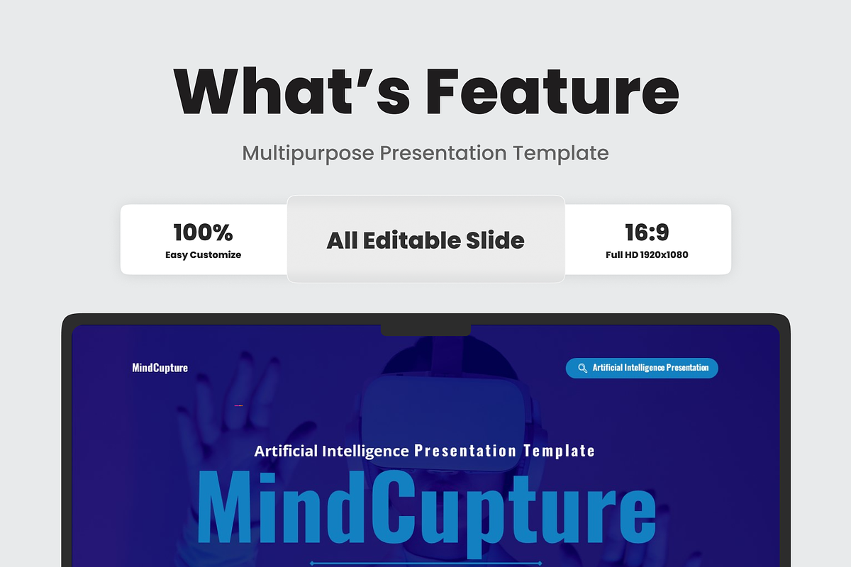 Artificial Intelligence Keynote, a Presentation Template by SquidPixey (Photo 2 of 6)