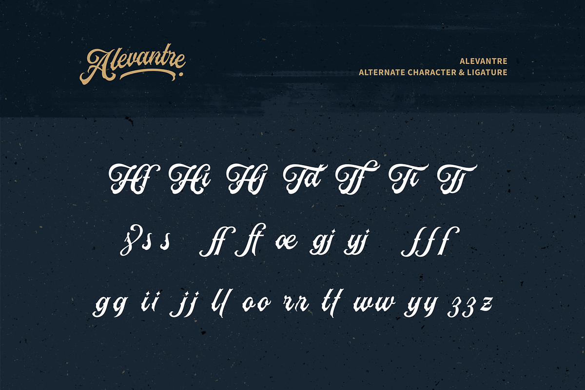 Alevantre, a Script Font by ilhamtaro (Photo 10 of 11)