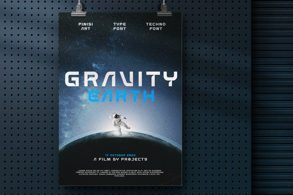 Project 9 – Techno Font, a Font by Pinisi ART (Photo 8 of 10)