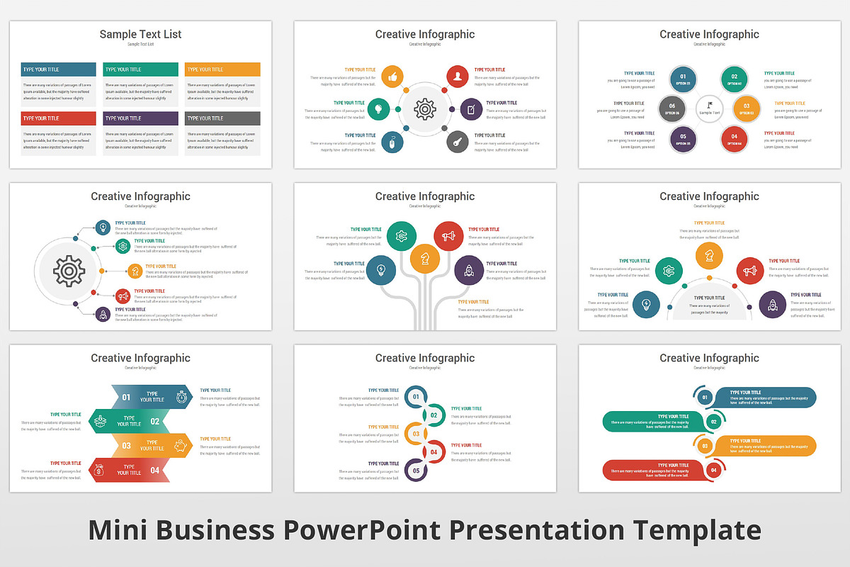 Mini Business PowerPoint Template, a Presentation Template by GraphicStan (Photo 10 of 30)