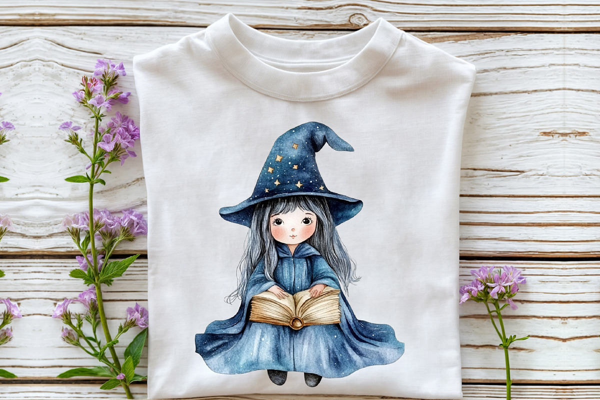 Little Halloween Girl clipart, an Illustration by Rose Art (Photo 5 of 7)