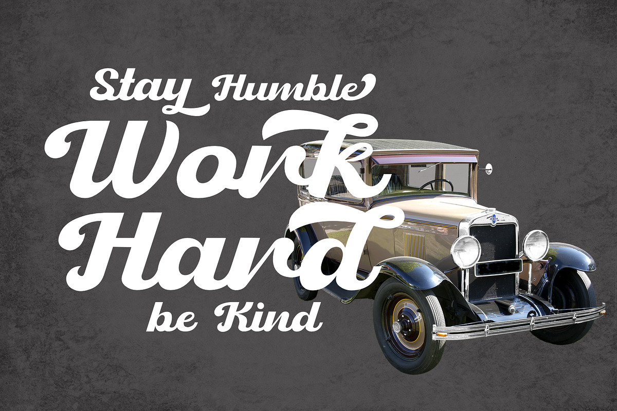 Retro Jump, a Script Font by windestrian (Photo 4 of 8)