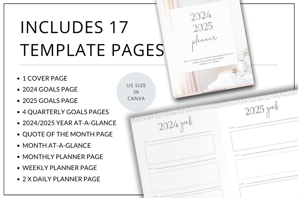 Canva Planner - Inspired Avenue, a Stationery Template by Lady Boss Studio (Photo 5 of 8)
