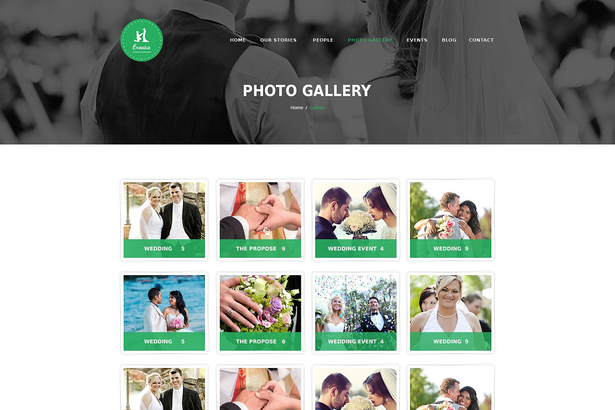 Evanica - Photoshop Template, a Websites & App Template by DigitalCenturySF (Photo 6 of 10)
