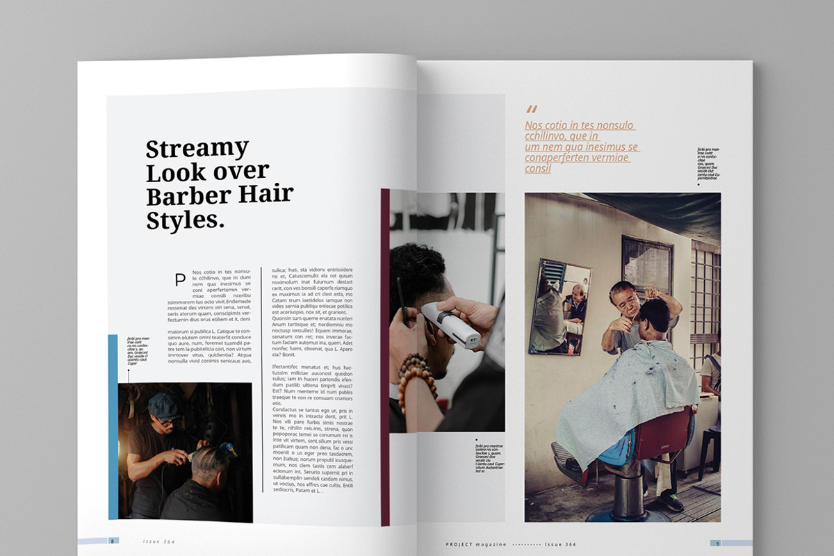 Project - Magazine Template, a Magazine Template by inspirasign
