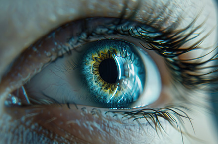 Beautiful macro photo of human eye, a Person Photo by AlyaAnd