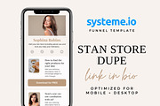 Systeme.io Link in Bio Template, a Landing Page Template by Ciera Design Templates (Thumbnail 1 of 10)