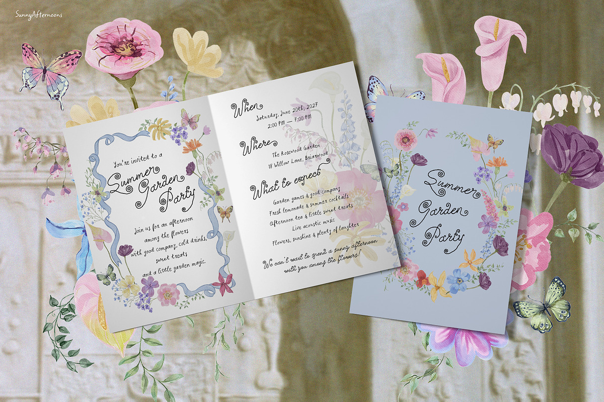 Quirky Blooms: Whimsical Florals, a Seasonal Illustration by SunnyAfternoons (Photo 10 of 15)