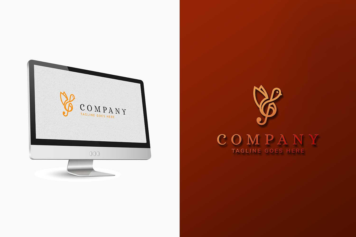 Music Bird Logo, a Branding & Logo Template by C_Monica (Photo 2 of 3)