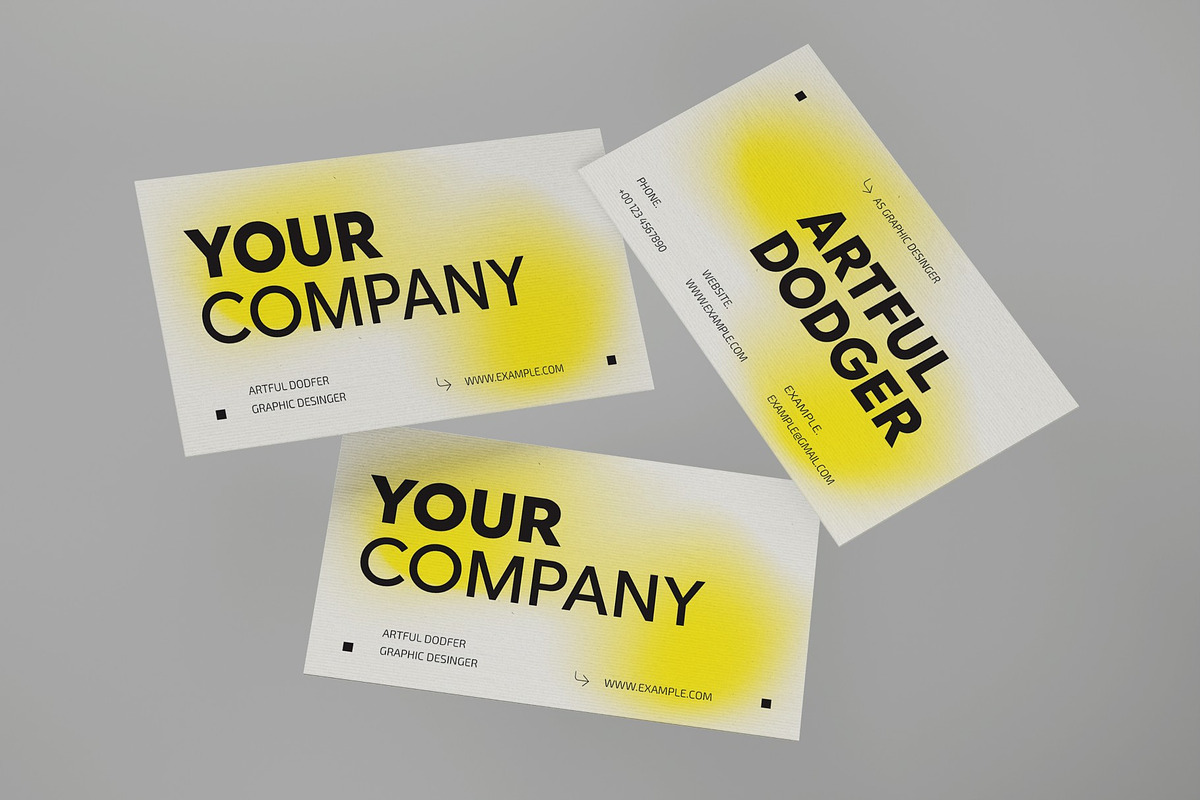 Company Business Card, a Business Card Template by graphicook (Photo 2 of 3)