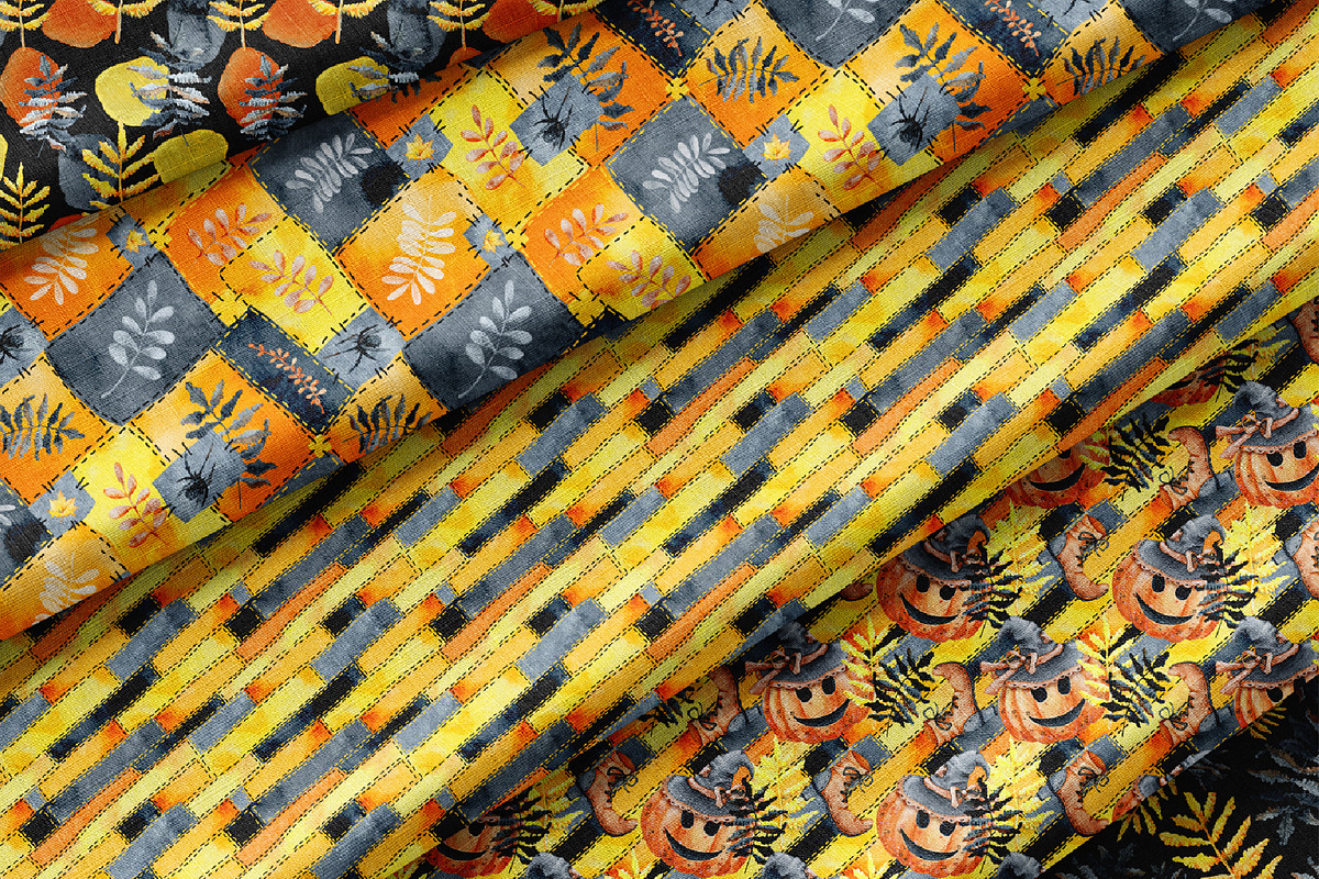 Happy Halloween digital paper set, a Pattern Graphic by Artmanata (Photo 3 of 10)