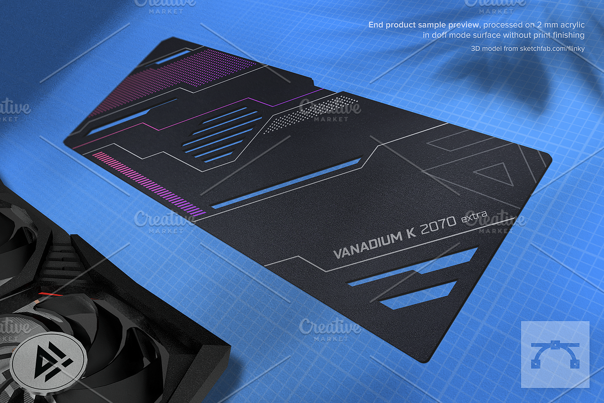 Vanadium K 2070 Extra - Laser Cut, a Print Template by fisihsani (Photo 1 of 3)