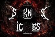Daemon Sickness | Black Metal Font, a Blackletter Font by Denustudios (Thumbnail 10 of 12)