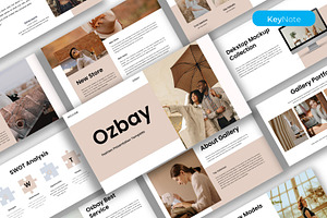 Ozbay – Fashion Keynote Template, a Presentation Template by kreatifreya