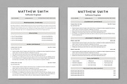 Resume Template, a Resume Template by MightyDesign (Thumbnail 3 of 6)
