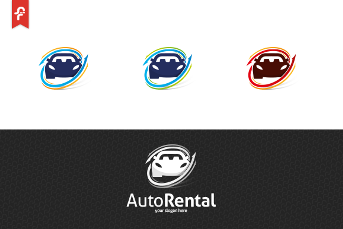 Auto Rental Logo, a Branding & Logo Template by ft.studio