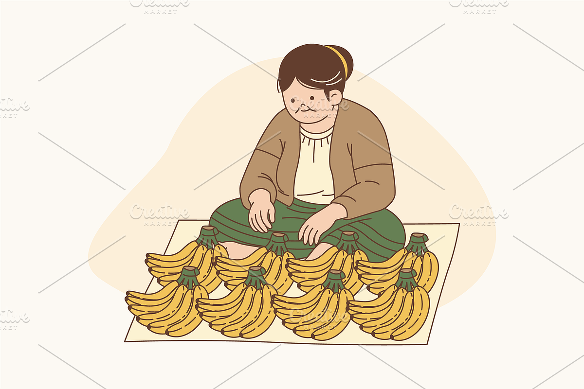 Banana Life Illustration, an Object Graphic by Jump Studio (Photo 8 of 12)