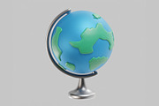Earth Globe, an Object 3D Model by fahad121 (Thumbnail 5 of 7)