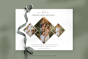 Spring Mini Session Template Mini073