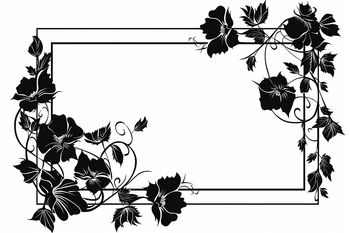 Decorative Floral Frame Set, an Illustration by jahid234 (Photo 3 of 9)