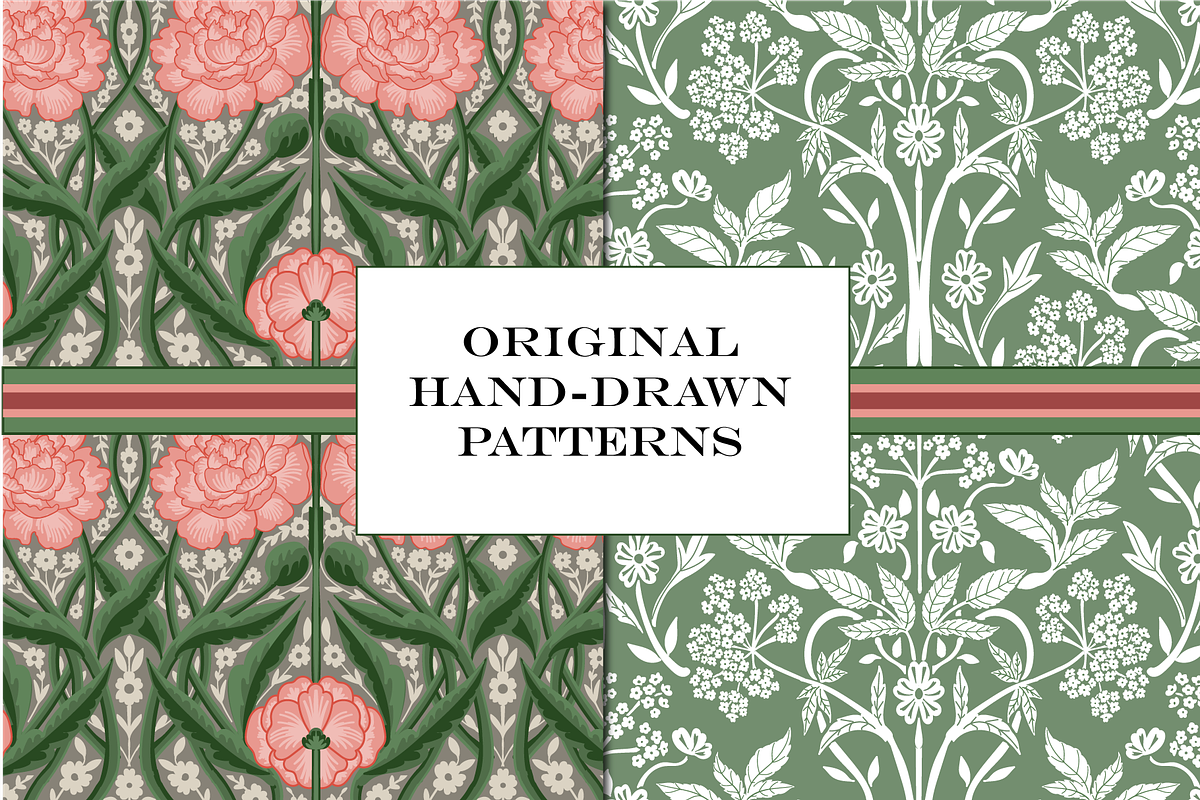 William Morris Patterns Floral, a Pattern Graphic by RachelStudio (Photo 4 of 10)