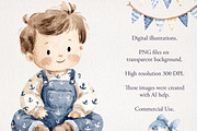 Nautical Nursery Clipart 52PNG 5JPG, an Object Illustration by EleSArtDesign (Thumbnail 4 of 4)