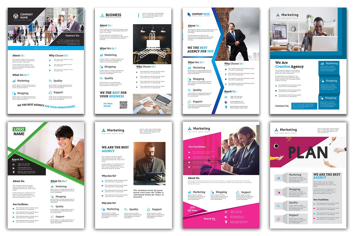 300+ Flyer Template Bundle 98% OFF, a Flyer Template by ZAAS (Photo 24 of 32)