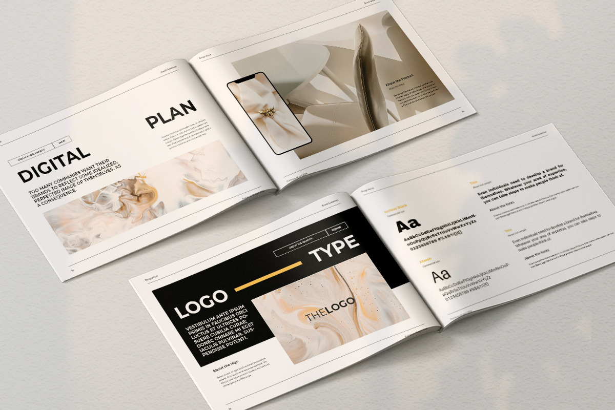 Beige Brand Guidelines, a Presentation Template by Analogi Studio (Photo 5 of 14)