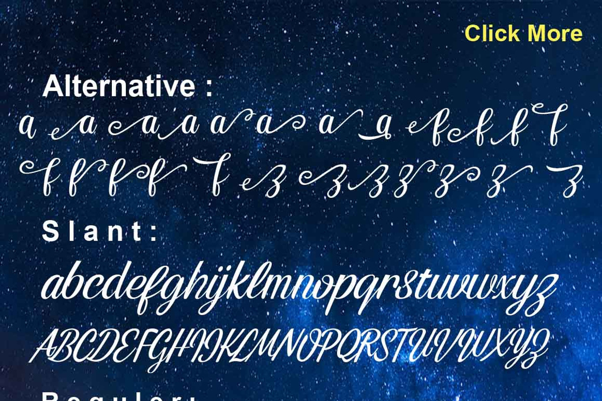 Alpenable Beautiful Script + Swash, a Script Font by Putra Khan (Photo 9 of 9)