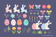 Cute Little Easter Clipart, an Object Graphic by PixelPaperPrints (Thumbnail 7 of 8)