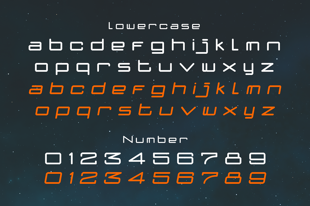 Aerospace, a Symbol Font by almazstudio (Photo 9 of 10)