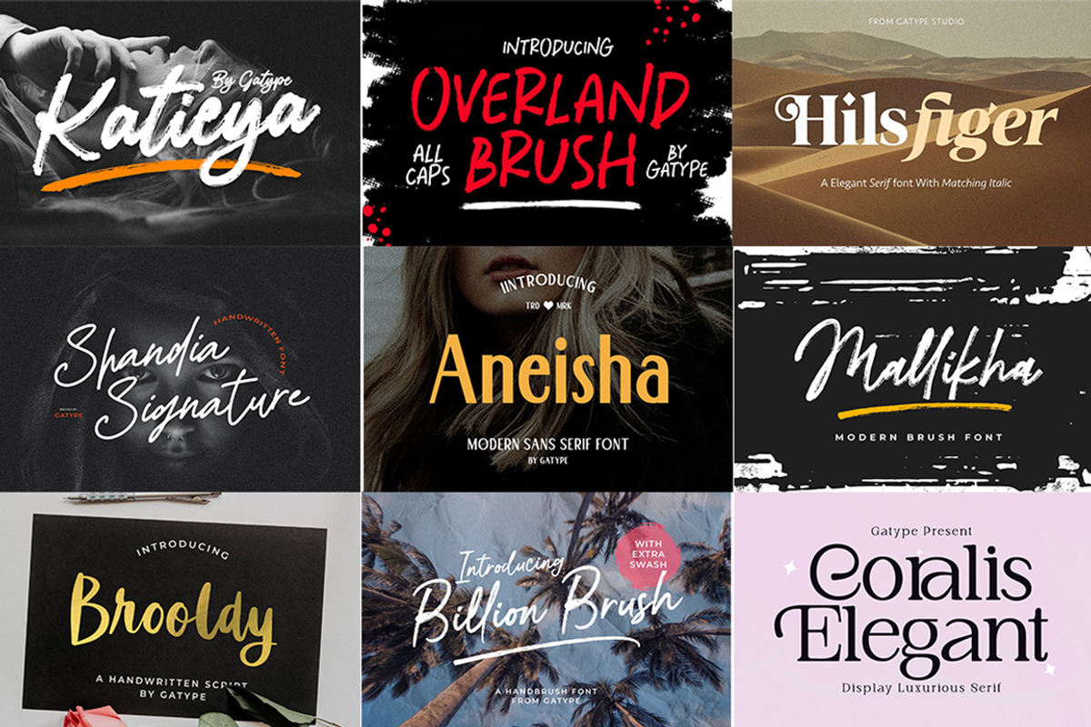 Fabulous Font Bundles, a Script Font by Gatype (Photo 8 of 18)