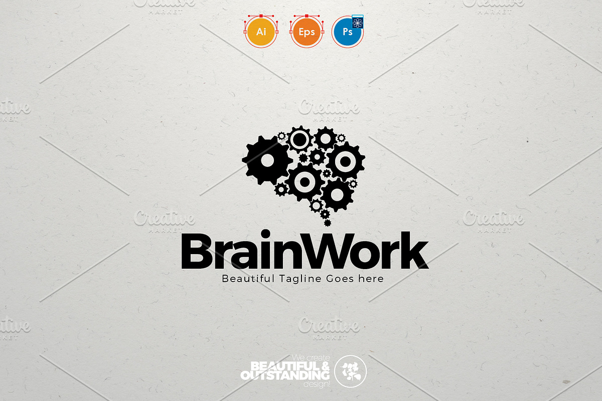 Brain Work, a Branding & Logo Template by KitCreativeStudio2 (Photo 3 of 5)