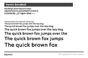 HAMLIN - Minimalist Font Family, a Sans Serif Font by Designova® (Thumbnail 9 of 9)