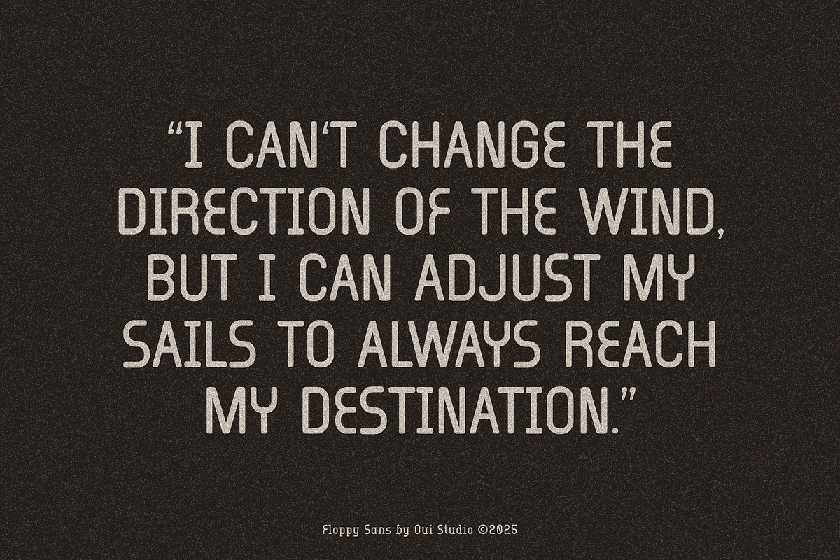 Floppy Clean Modern Sans Serif, a Sans Serif Font by Oui Studio (Photo 3 of 10)