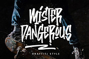 Mister Dangerous - Graffiti Style, a Font by Arterfak Project (Thumbnail 1 of 13)